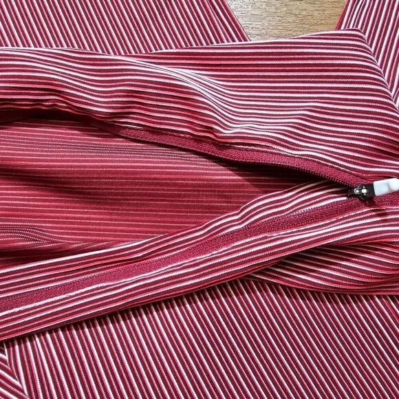 Nike Pro Elite USA Running Compression Tight Pants Medium M Red White Ankle Zips - Picture 3 of 12